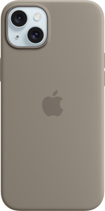 Custodia iPhone 15 Plus silicone grigio