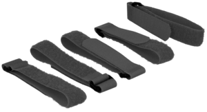 Serre-câble scratch 300 mm, noir, x5
