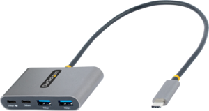 Hub USB 3.0 StarTech 4 portas cinzento