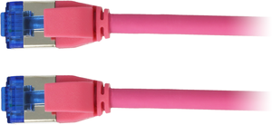 Patch Cable RJ45 S/FTP Cat6a 20m Magenta