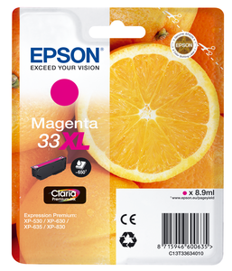 Epson 33XL Claria Ink Magenta