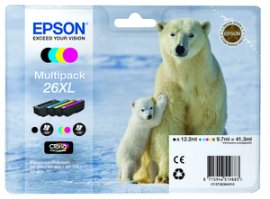 Epson 26XL Claria Ink Multipack