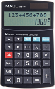 MAUL Desktop Calculator MTL 600 Bl