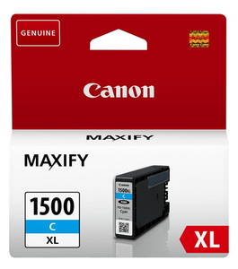 Inkoust Canon PGI-1500XL C, azurový