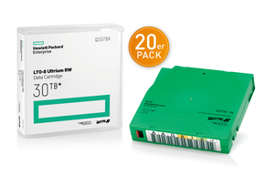 HPE LTO-8 Ultrium Tape + Label 20x