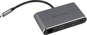 Adattat. 8-in-1, C - 2x HDMI/RJ45/USB/SD