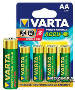 VARTA Pro Battery AA NiMH 2600mAh 4-pack