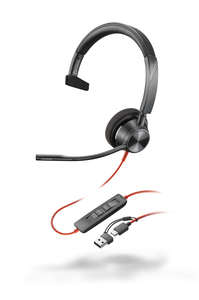 Micro-casque Poly Blackwire 3310 USB-C/A