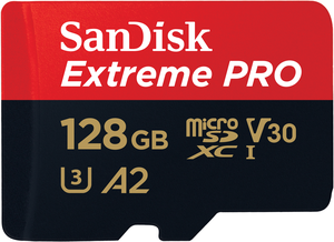 Scheda micro SDXC 128 GB Extreme PRO