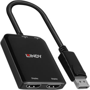 Hub MST LINDY DisplayPort - 2x HDMI