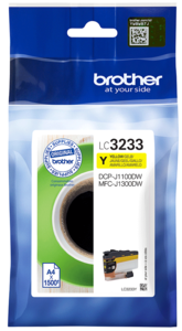 Encre Brother LC-3233Y, jaune