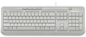 Microsoft 600 Wired Keyboard White