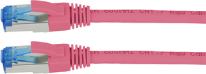 ARTICONA Patch Cable RJ45 S/FTP Cat6a Magenta