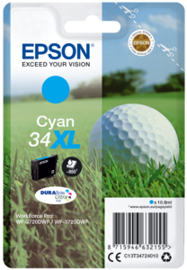 Epson 34XL Ink Cyan