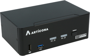 Articona KVM Switch DP DualHead 2-Port