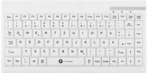 GETT GCQ CleanType Compact Tastatur weiß