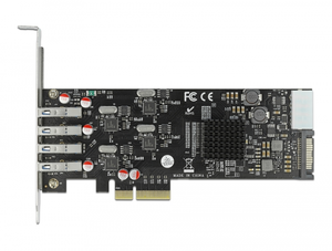 Delock 4 x USB - A PCIe Schnittstelle