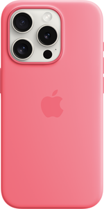 Apple Case silicone iPhone 15 Pro rosa