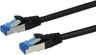 Aperçu de Câble patch RJ45 S/FTP Cat6a 0,5 m noir