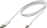 Miniatuurafbeelding van Cable DisplayPort/m-Mini DP/m 1m White