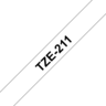Anteprima di Nastro scrittura TZe-211 6mm x 8m bianco