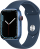 Aperçu de Apple Watch S7 GPS+LTE/4G 45mm alu bleu