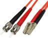 Vista previa de FO Duplex Patch Cable 50/125µ LC-ST 5m