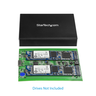 Startech 2x M.2 SATA SSD USB 3.1 ház előnézet