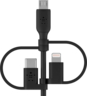 Vista previa de Cable Belkin USB A-Lightn/micro-B/C 1 m