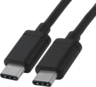 USB-C 2.0 kábel m/m 2 m, fekete előnézet