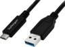 Miniatuurafbeelding van Cable USB 3.0 A/m-S/m 1m Black