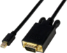 Miniatuurafbeelding van Cable Mini DisplayPort/m - VGA/m 0.9m