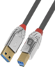 Miniatuurafbeelding van Cable USB 3.0 A/m-B/m 0.5m Anthracite