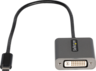 USB-C (m) - DVI-I (f) adapter szürke előnézet