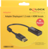 Miniatuurafbeelding van Adapter DisplayPortMa-HDMI Fe, Blk