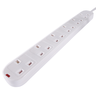 Thumbnail image of Surge Protected Ext. Lead 6 Way 2m White
