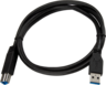 Miniatura obrázku USB kabel 3.0 kon.(A)-kon.(B) 1 m černý