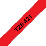 Anteprima di Nastro di scrittura TZe-421 9mmx8m rosso