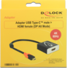 Miniatura obrázku Adapter USB Type-C/m-HDMI/f