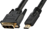 Miniatura obrázku Kabel DVI-D k. / HDMI k. 10 m