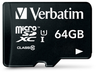 Aperçu de Carte microSDXC 64 Go Verbatim Premium