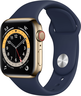 Anteprima di Apple Watch S6 GPS+LTE 40mm acciaio oro