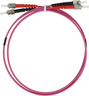 Miniatuurafbeelding van FO Duplex Patch Cable 50/125µ ST-ST 1m
