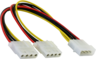 Thumbnail image of Power Adapter 4-pin/m - 2x 4-pin/f 0.11m