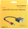 Miniatuurafbeelding van Adapter USB A/m-HDMI/f