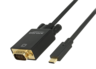 Kabel USB Typ C St - VGA St 1 m schwarz Vorschau