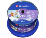 Verbatim DVD+R 4,7GB 16x Inkjet SP(50) Vorschau