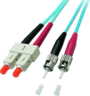 Thumbnail image of FO Duplex Patch Cable ST-SC 50/125µ 1m