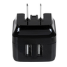 Imagem em miniatura de StarTech 2-Port USB Travel Charger Black