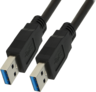Miniatuurafbeelding van Cable USB 3.0 A/m-A/m 2m Black